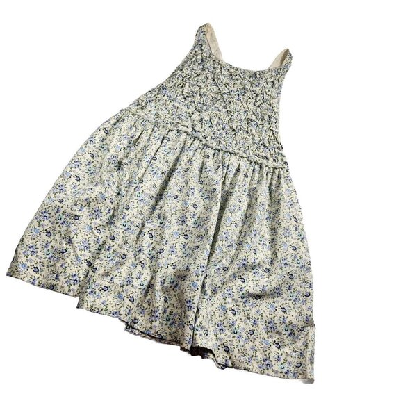 Free People Womens womens Size M Petunia Mini Dress Tea Combo Floral Green --21 - Picture 2 of 12